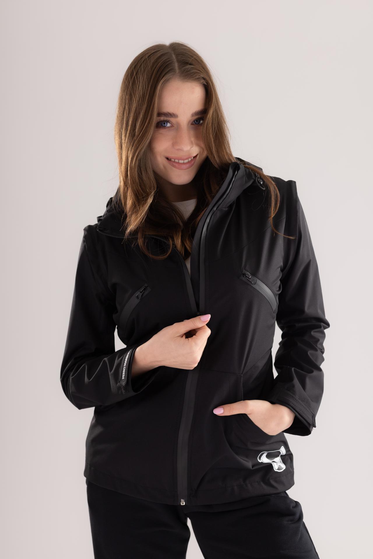 Kurtka / kamizelka treningowa damska Perro Marshall czarna