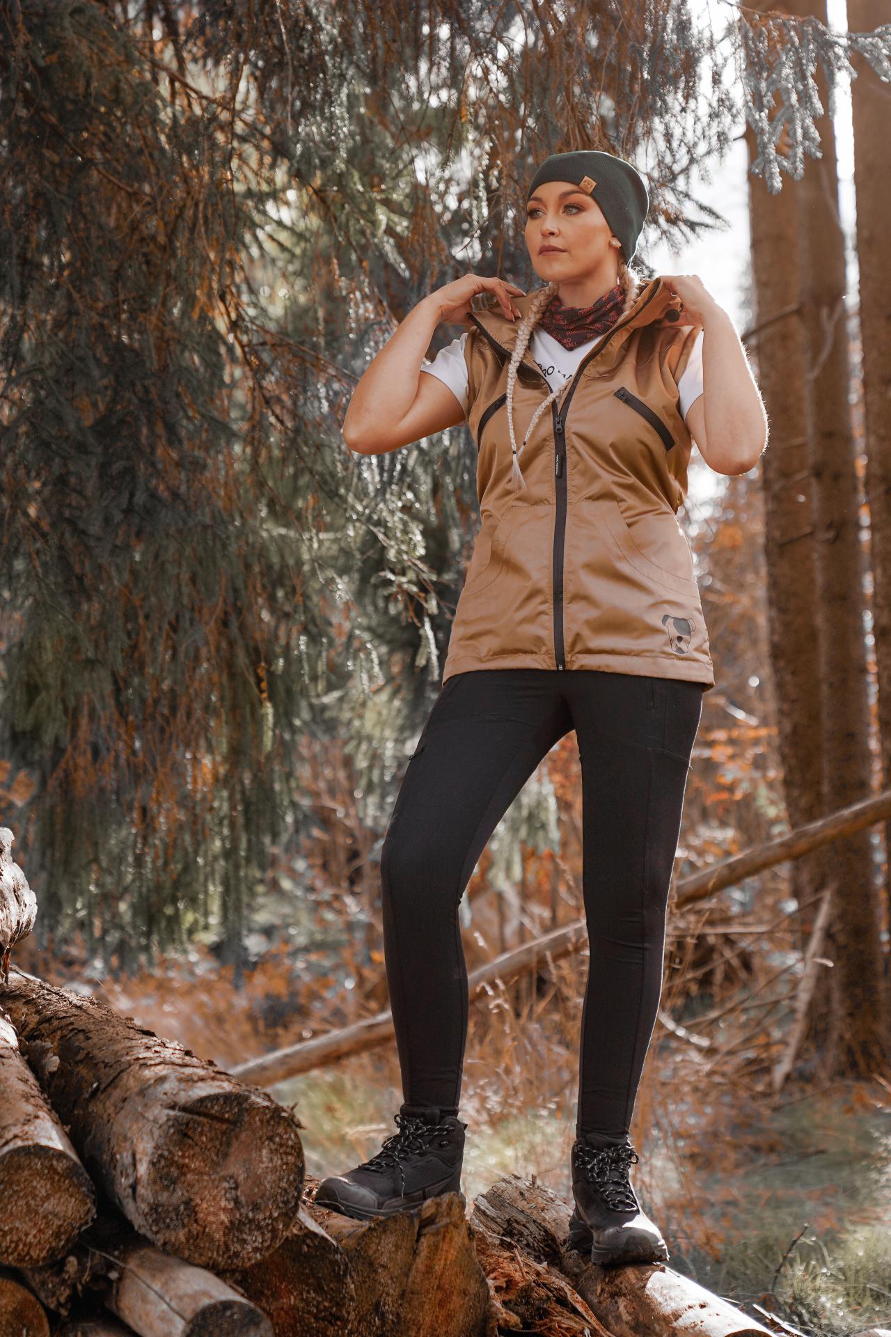 Kurtka / kamizelka treningowa damska Perro Marshall złota