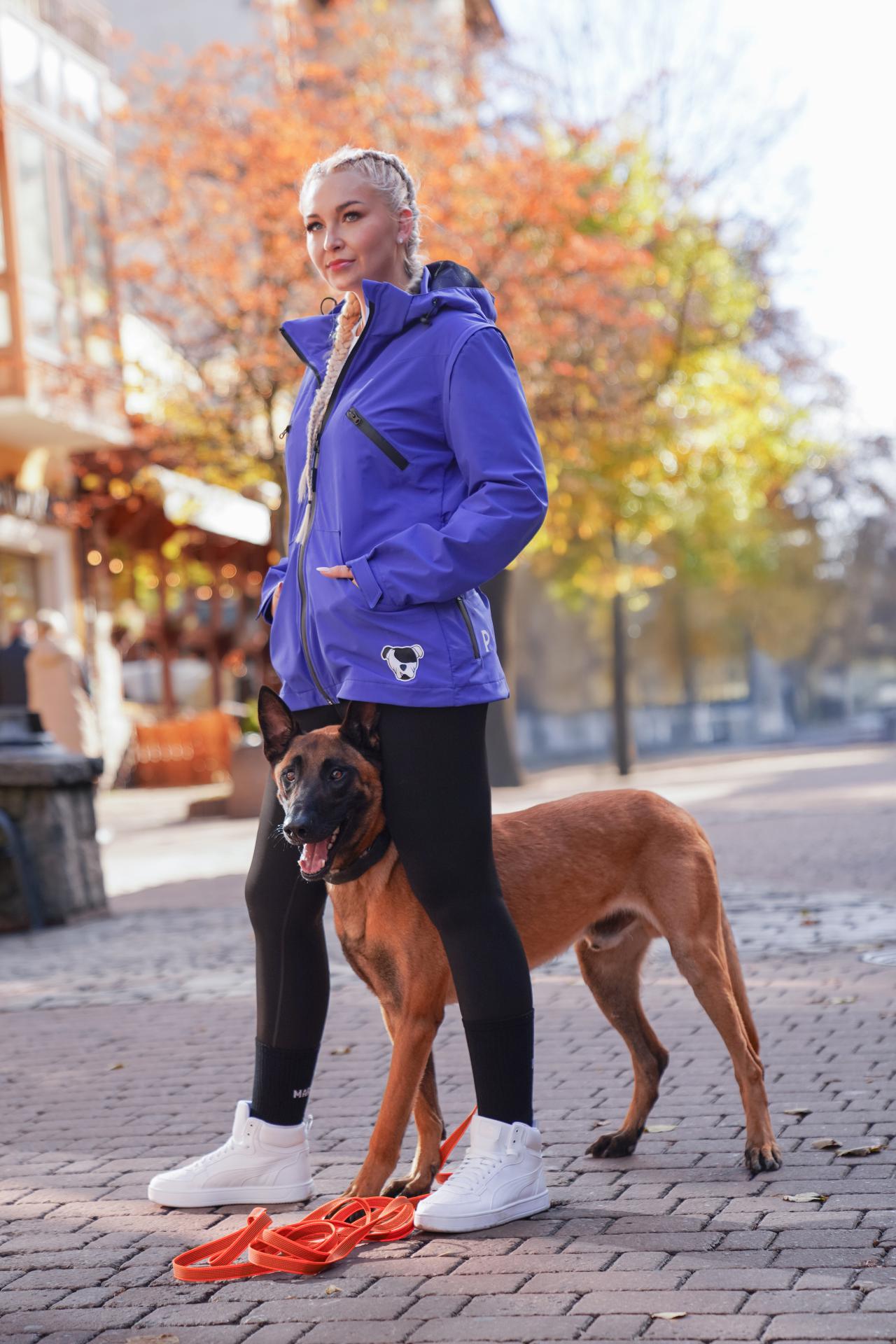 Kurtka / kamizelka treningowa damska Perro Marshall niebieska