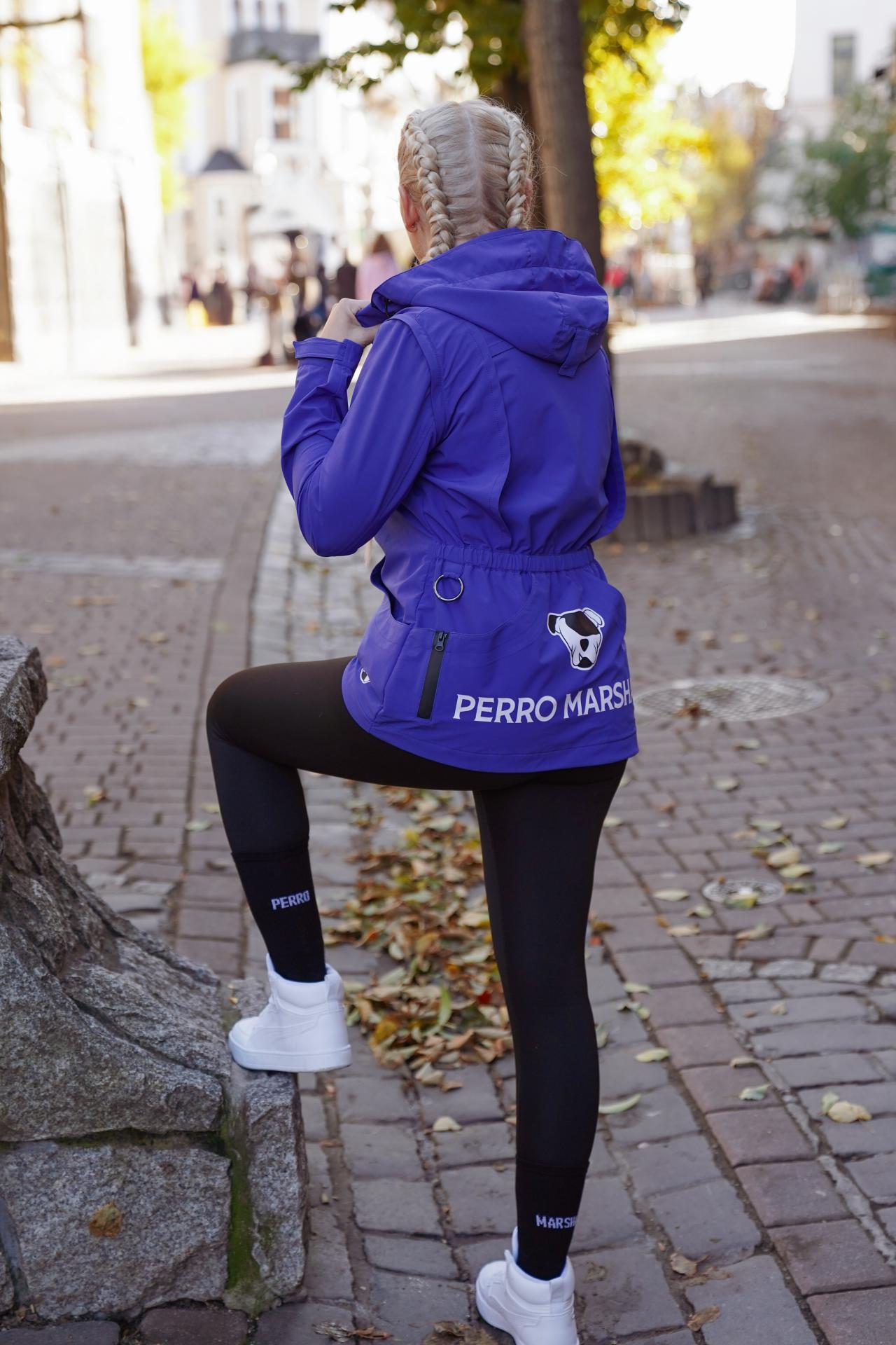 Kurtka / kamizelka treningowa damska Perro Marshall niebieska