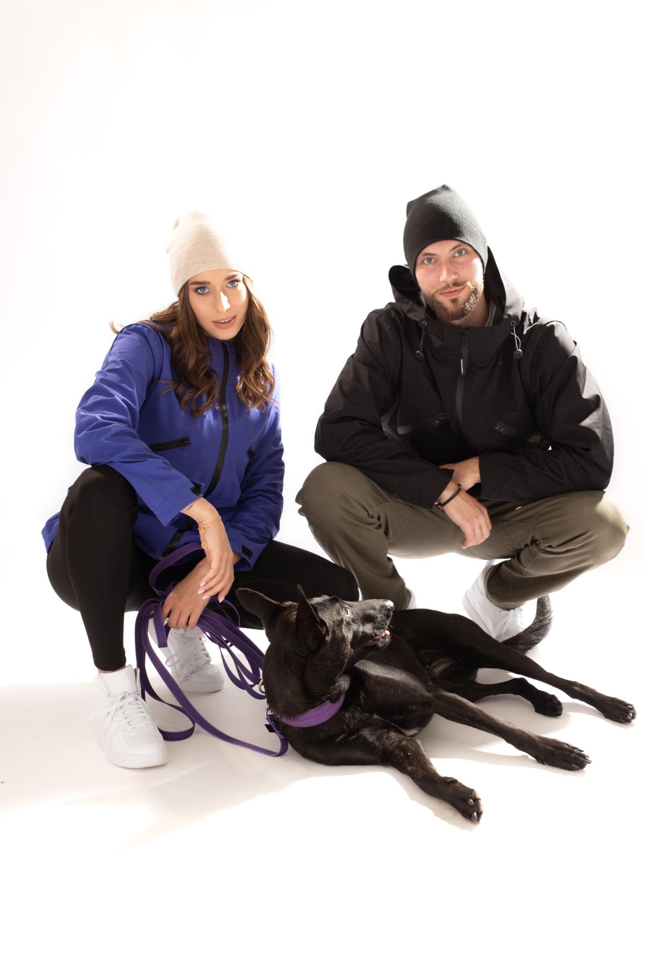 Kurtka / kamizelka treningowa damska Perro Marshall niebieska