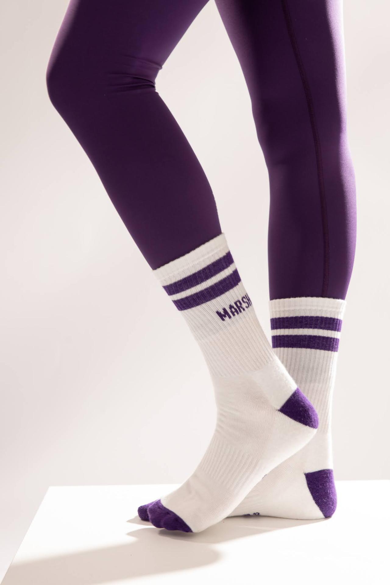 Skarpetki bawełniane organiczne Perro Marshall białe