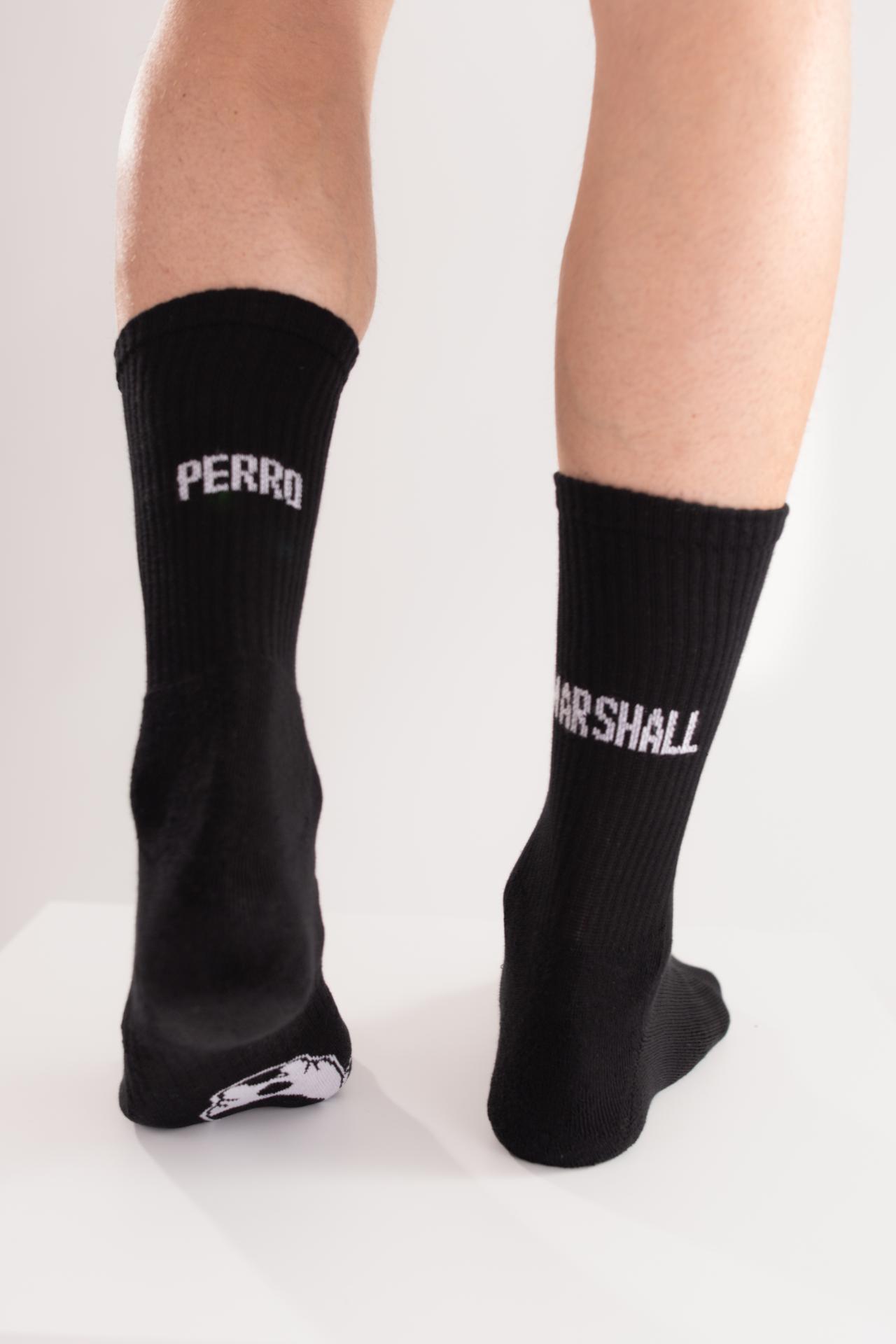 Skarpetki bawełniane organiczne Perro Marshall czarne