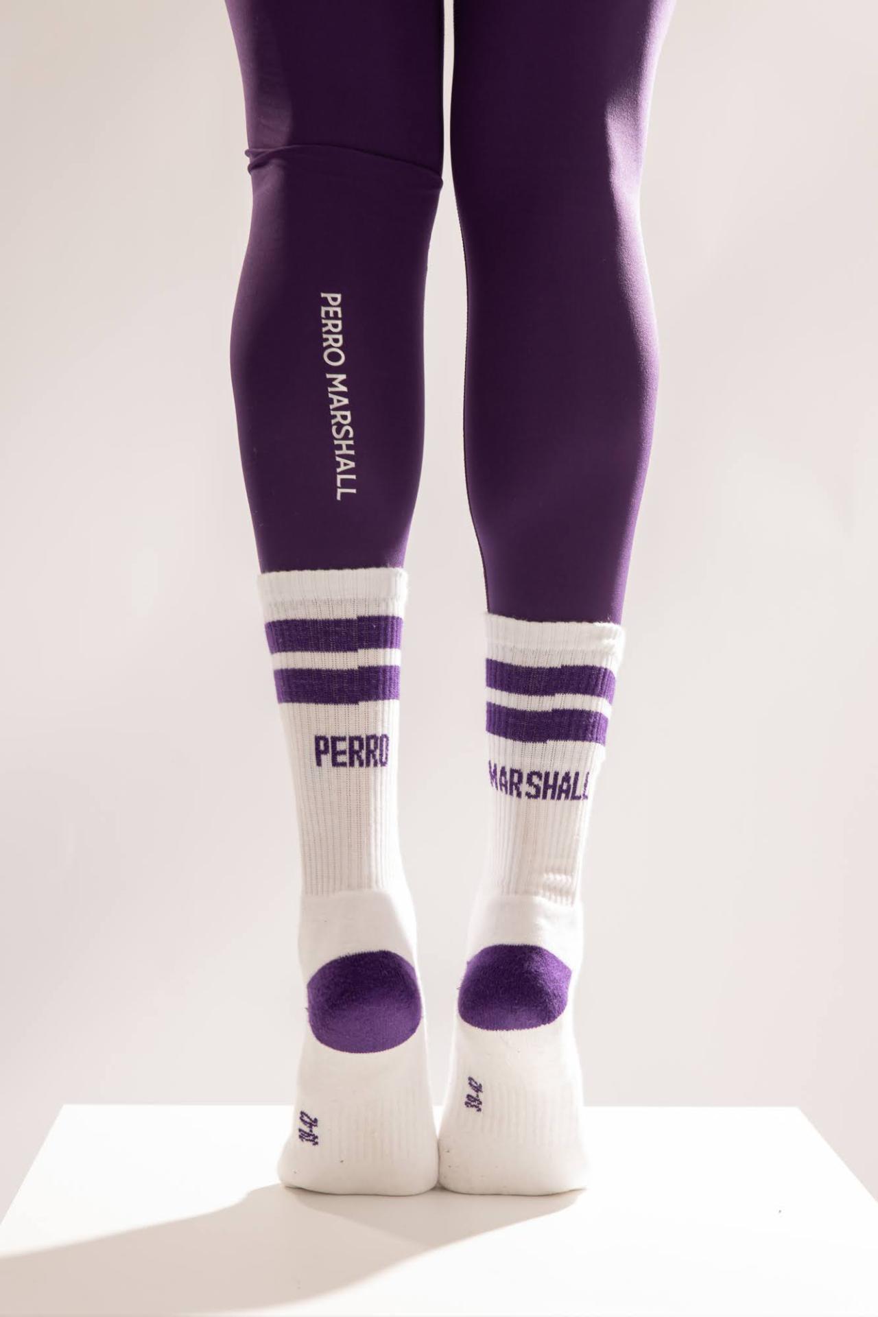 Skarpetki bawełniane organiczne Perro Marshall białe