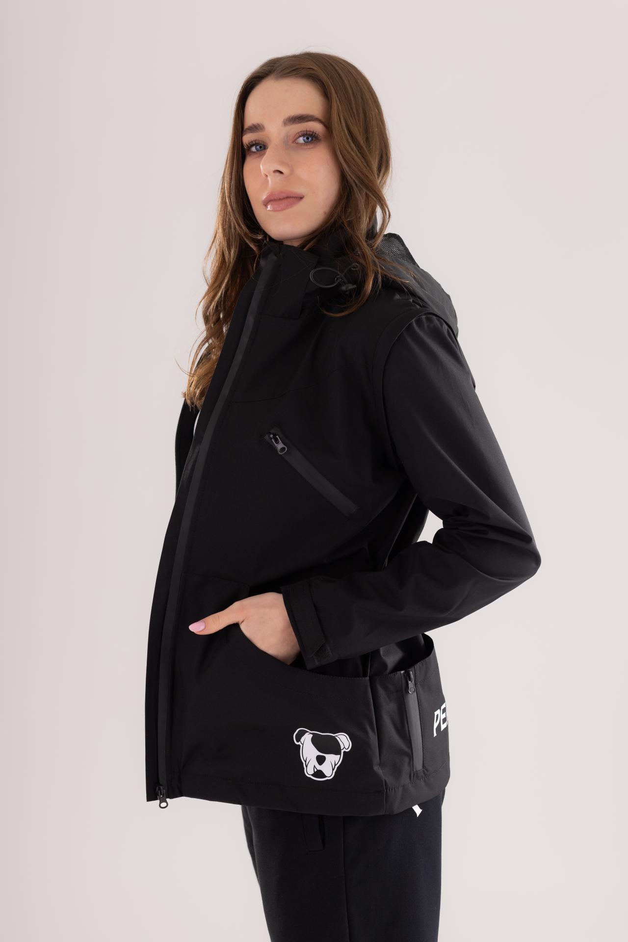 Kurtka / kamizelka treningowa damska Perro Marshall czarna