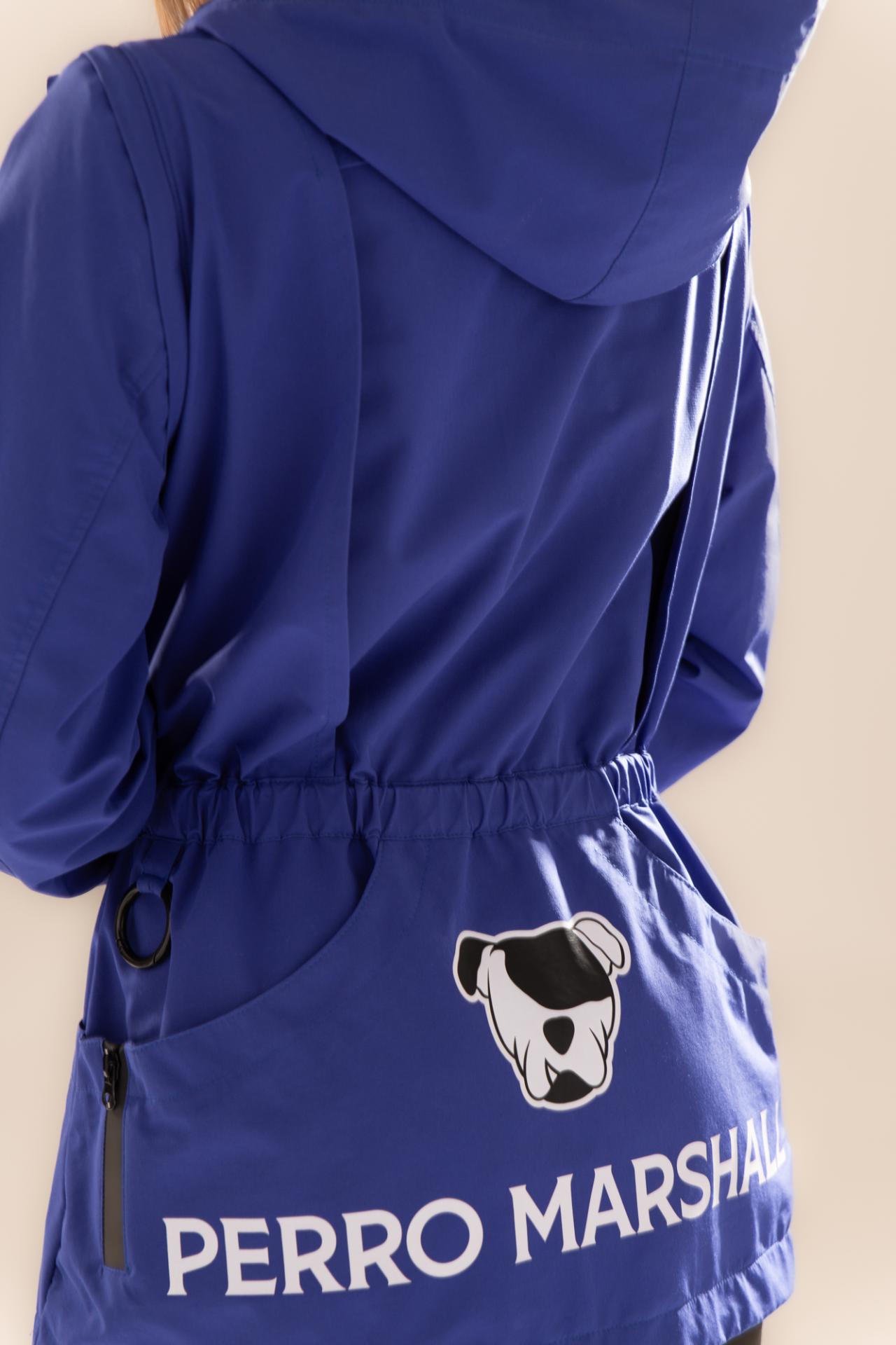 Kurtka / kamizelka treningowa damska Perro Marshall niebieska