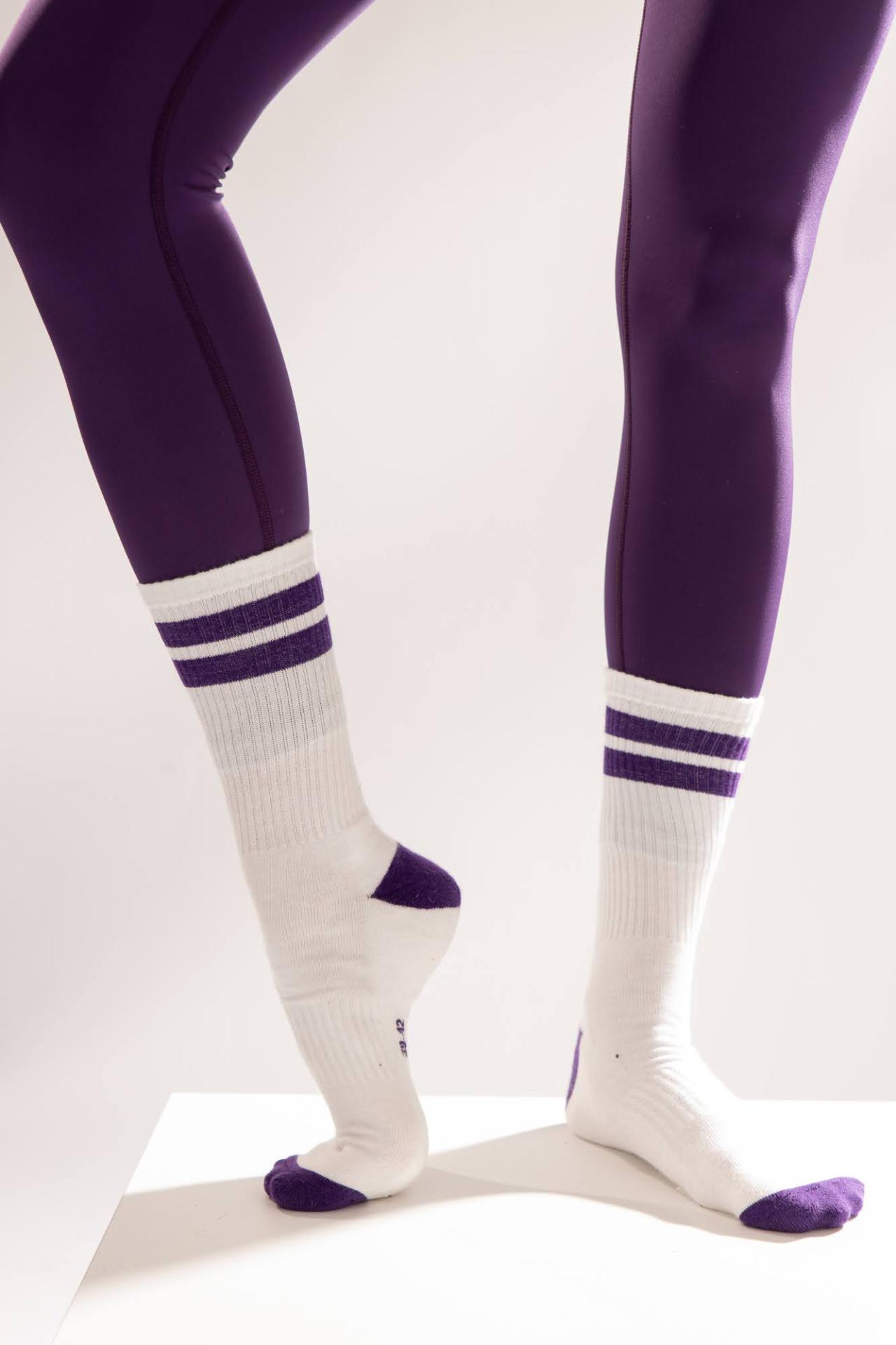 Skarpetki bawełniane organiczne Perro Marshall białe