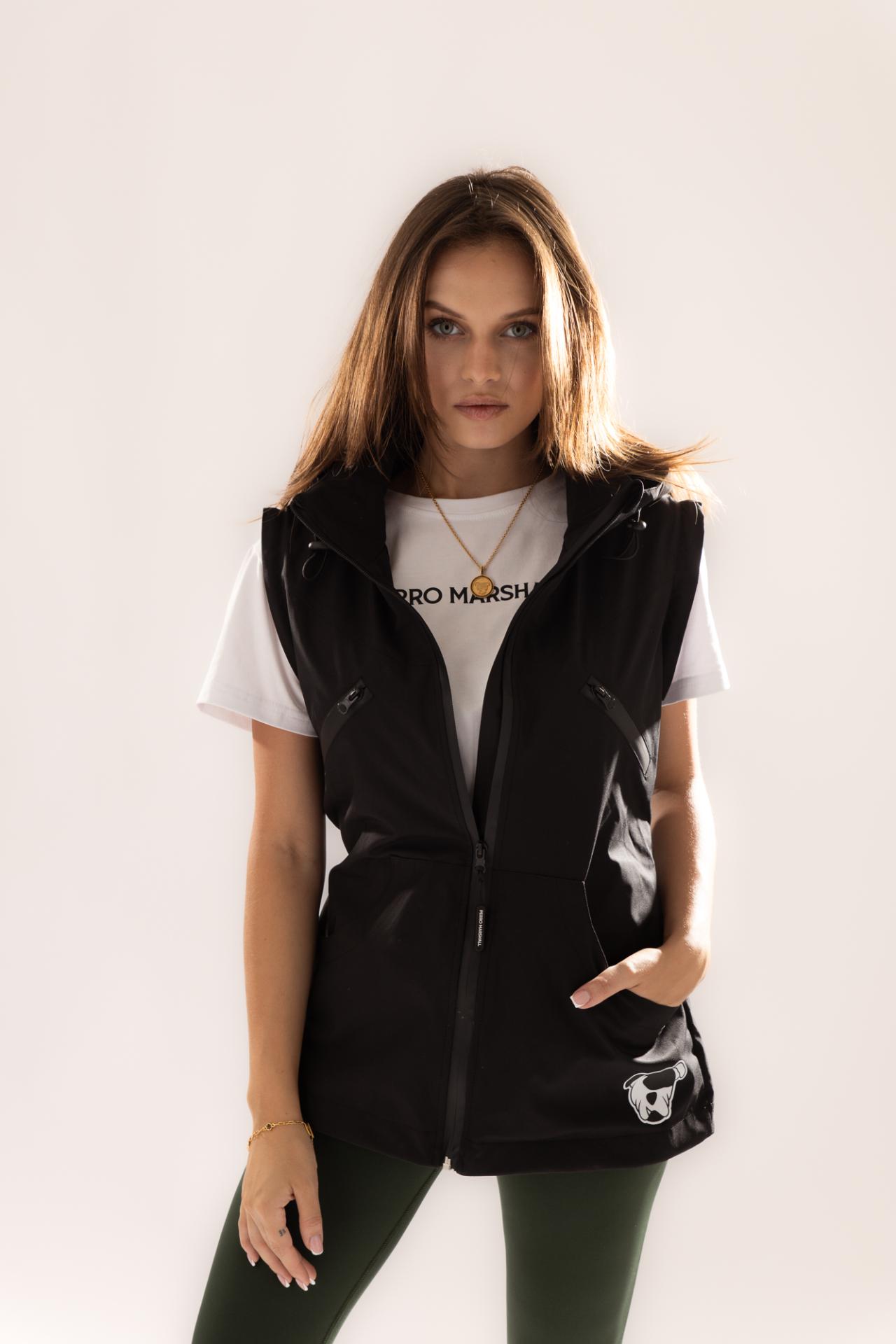 Kurtka / kamizelka treningowa damska Perro Marshall czarna