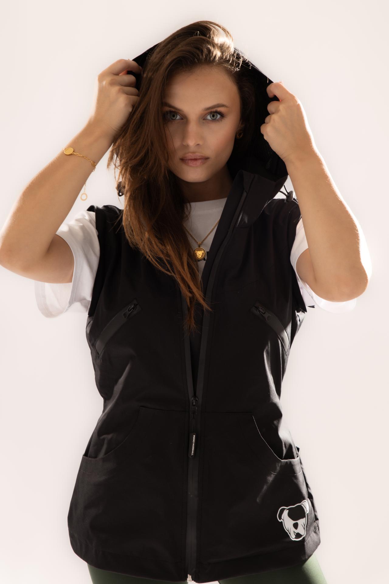 Kurtka / kamizelka treningowa damska Perro Marshall czarna