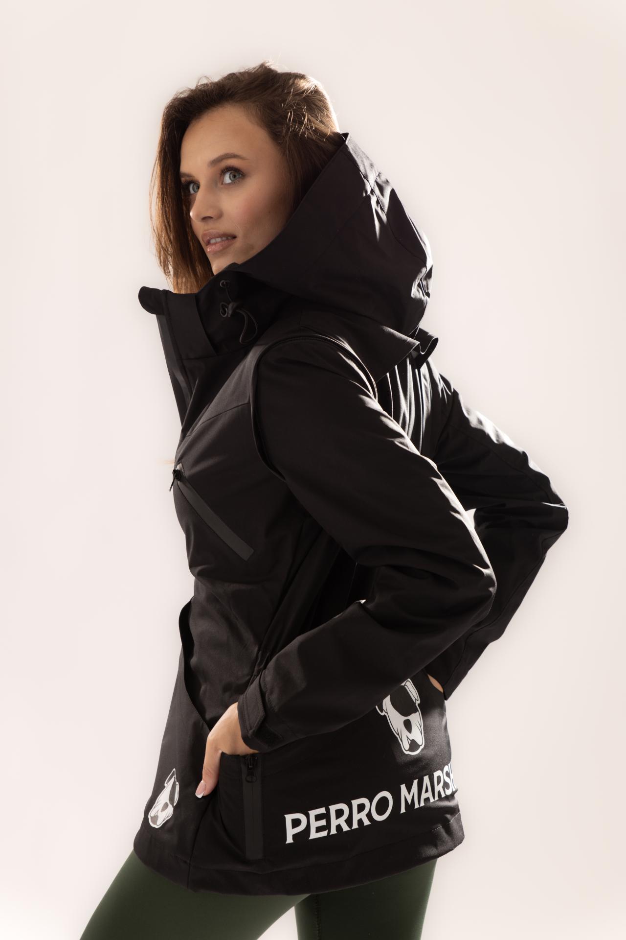 Kurtka / kamizelka treningowa damska Perro Marshall czarna