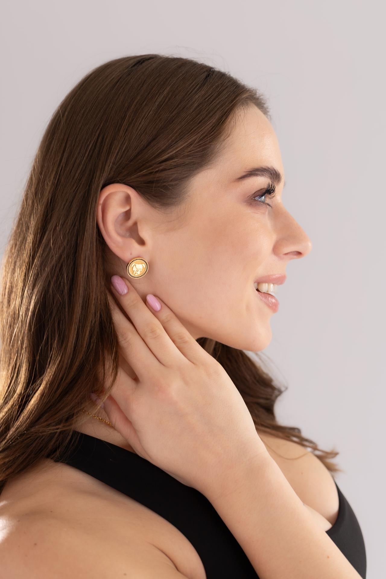 Kolczyki Perro Marshall 