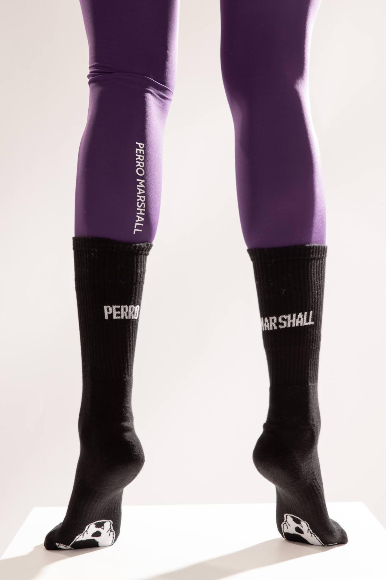 Skarpetki bawełniane organiczne Perro Marshall czarne