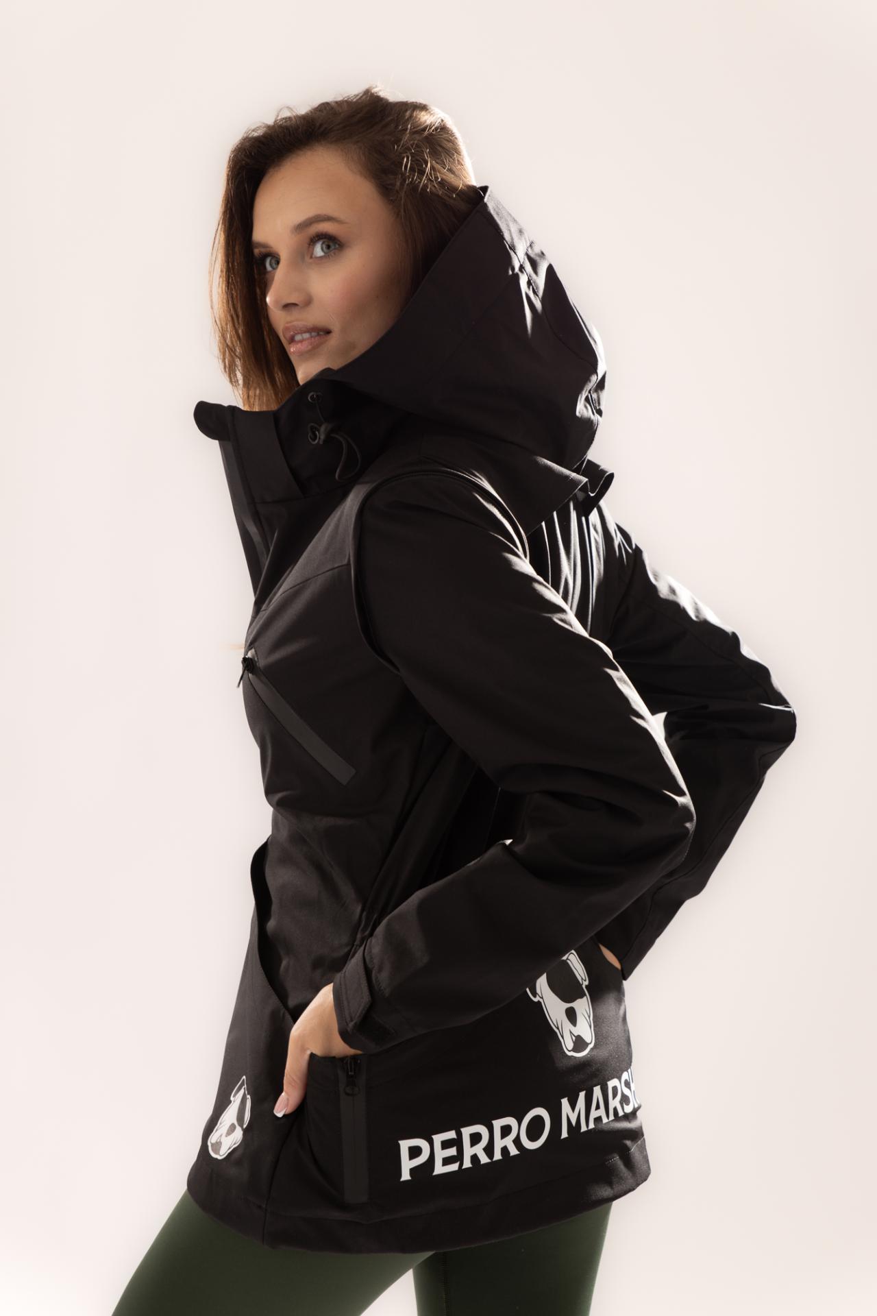 Kurtka / kamizelka treningowa damska Perro Marshall czarna