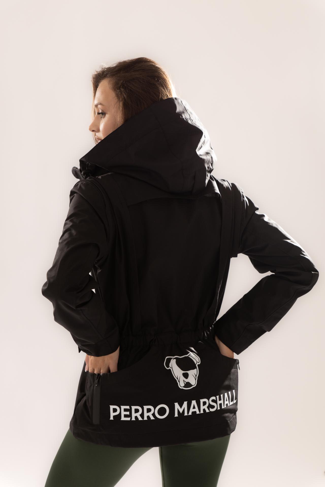 Kurtka / kamizelka treningowa damska Perro Marshall czarna