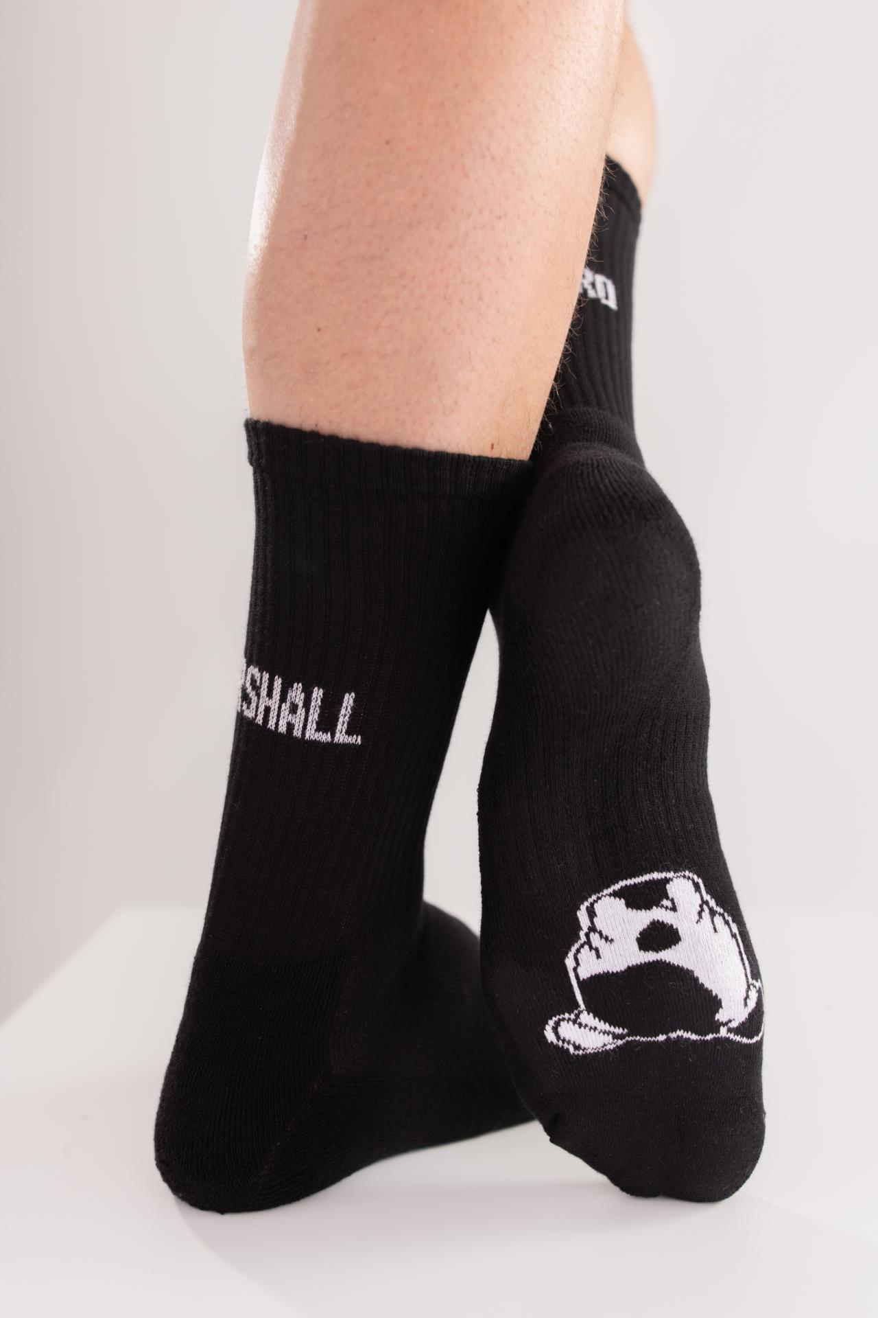 Skarpetki bawełniane organiczne Perro Marshall czarne